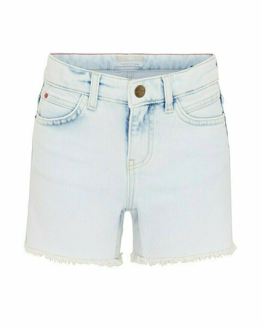 Mexx TINA SHORT Mid waist/ Regular leg denim Light Stone Niebieskie | NDSWQ2684