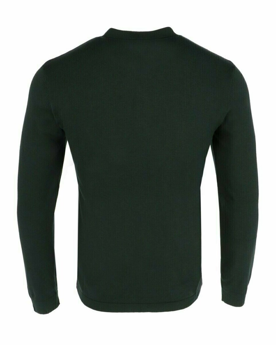 Mexx TYLOR Polo LS Dark Green Zielone | DKREJ6895