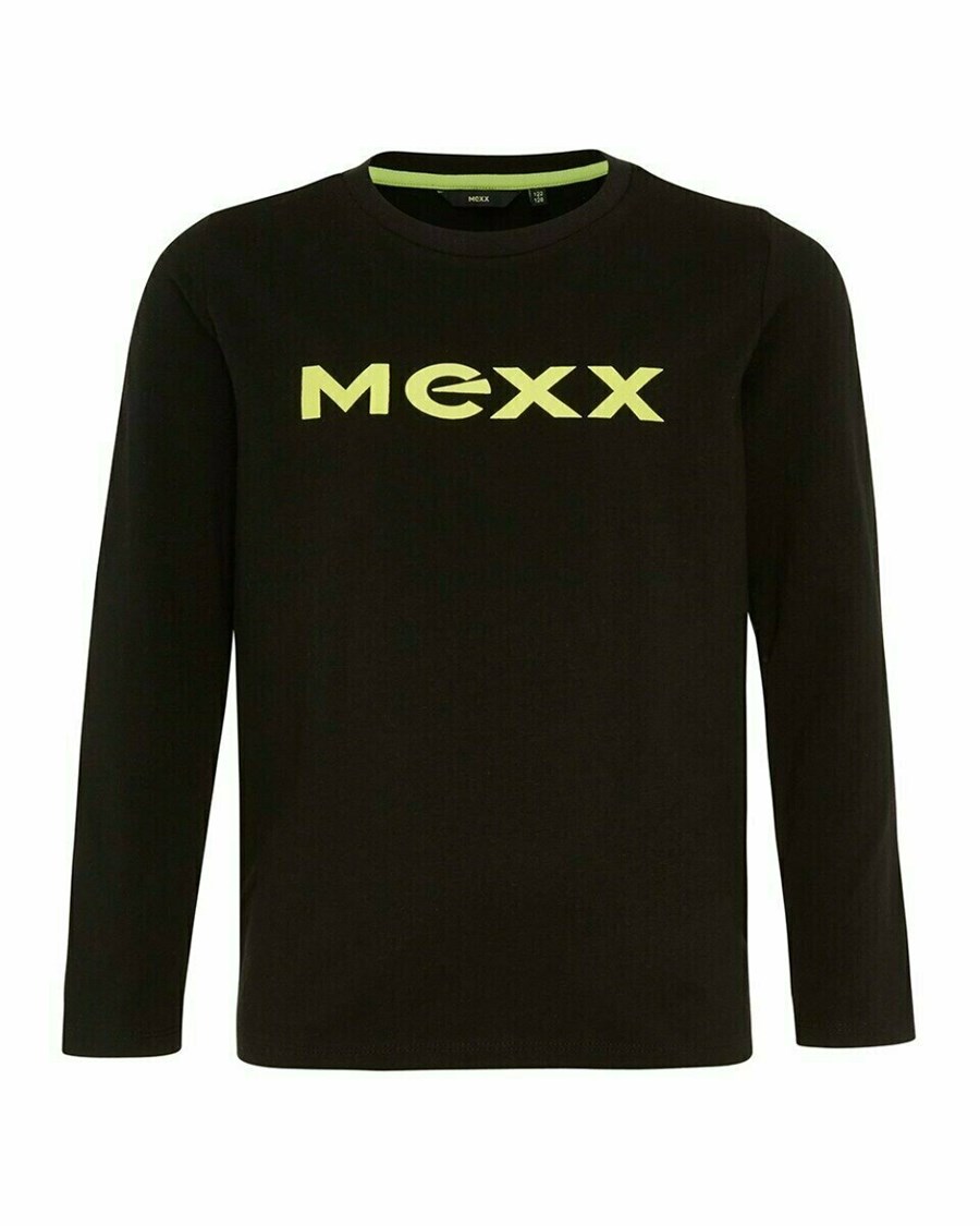 Mexx T-Shirt LS Black Czarne | ACWDJ7492