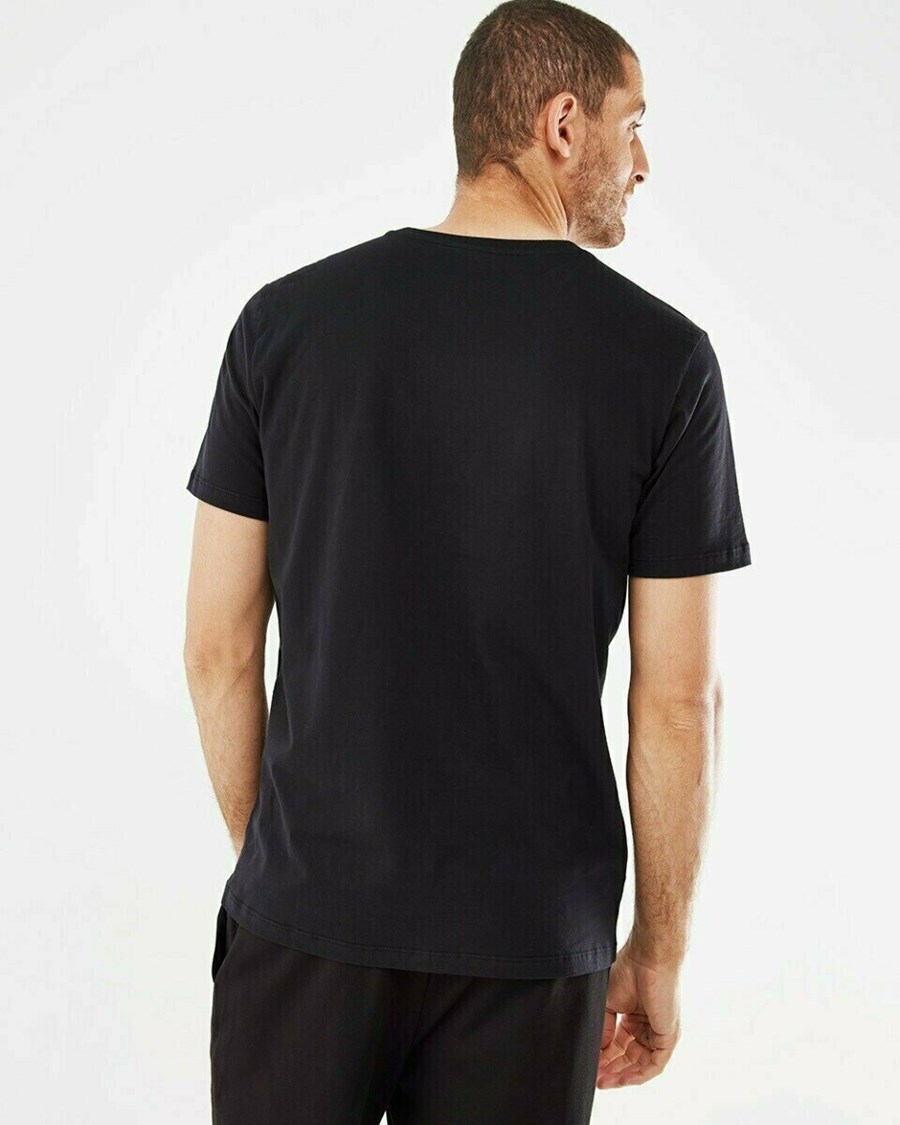 Mexx T-Shirt SS Black Czarne | MCQWU4268