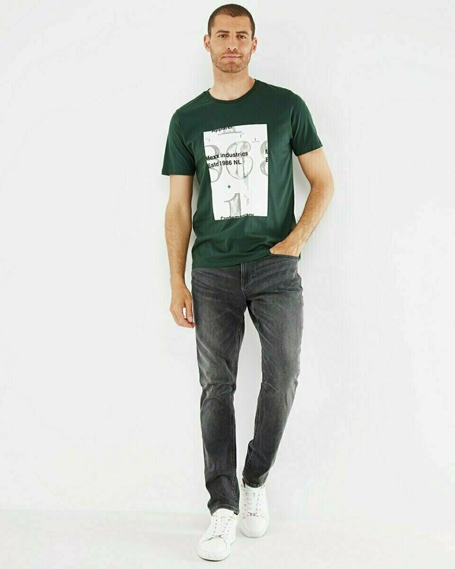 Mexx T-Shirt SS Dark Green Zielone | MABDH2316