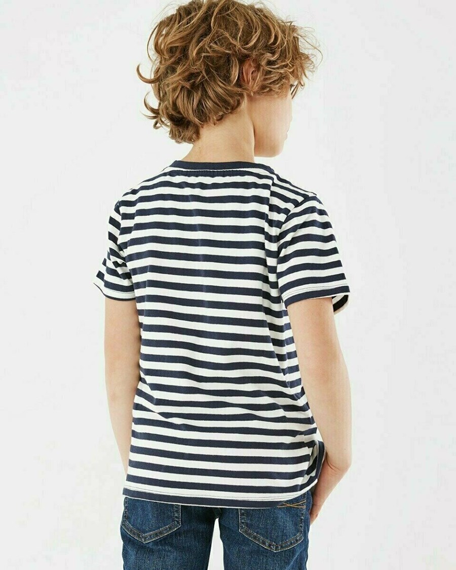 Mexx T-Shirt SS Navy Niebieskie | CYMXS6852