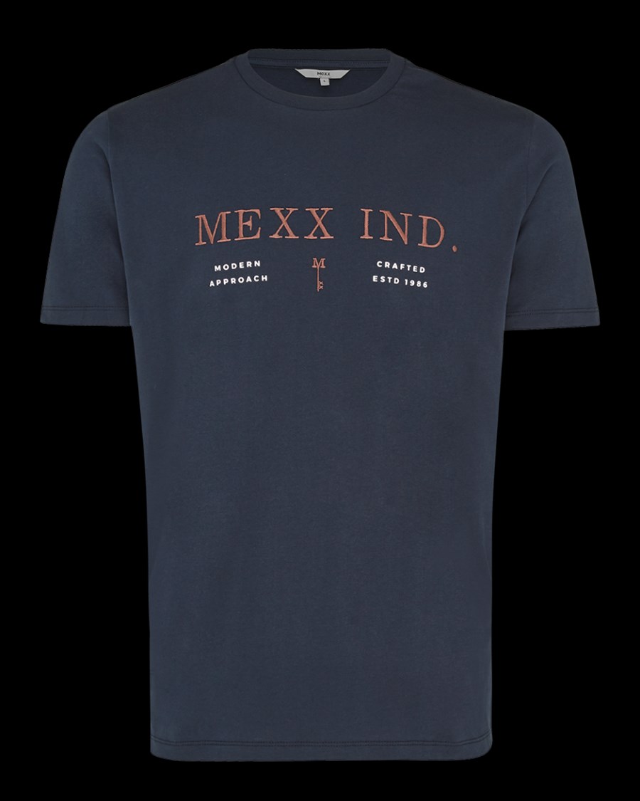 Mexx T-Shirt SS Navy Niebieskie | EIDUB5302