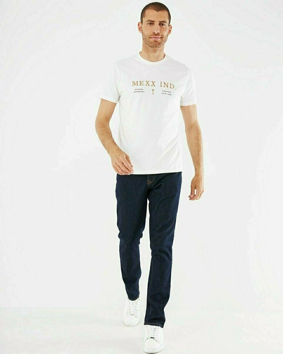 Mexx T-Shirt SS Off white Białe | WXKBI7246