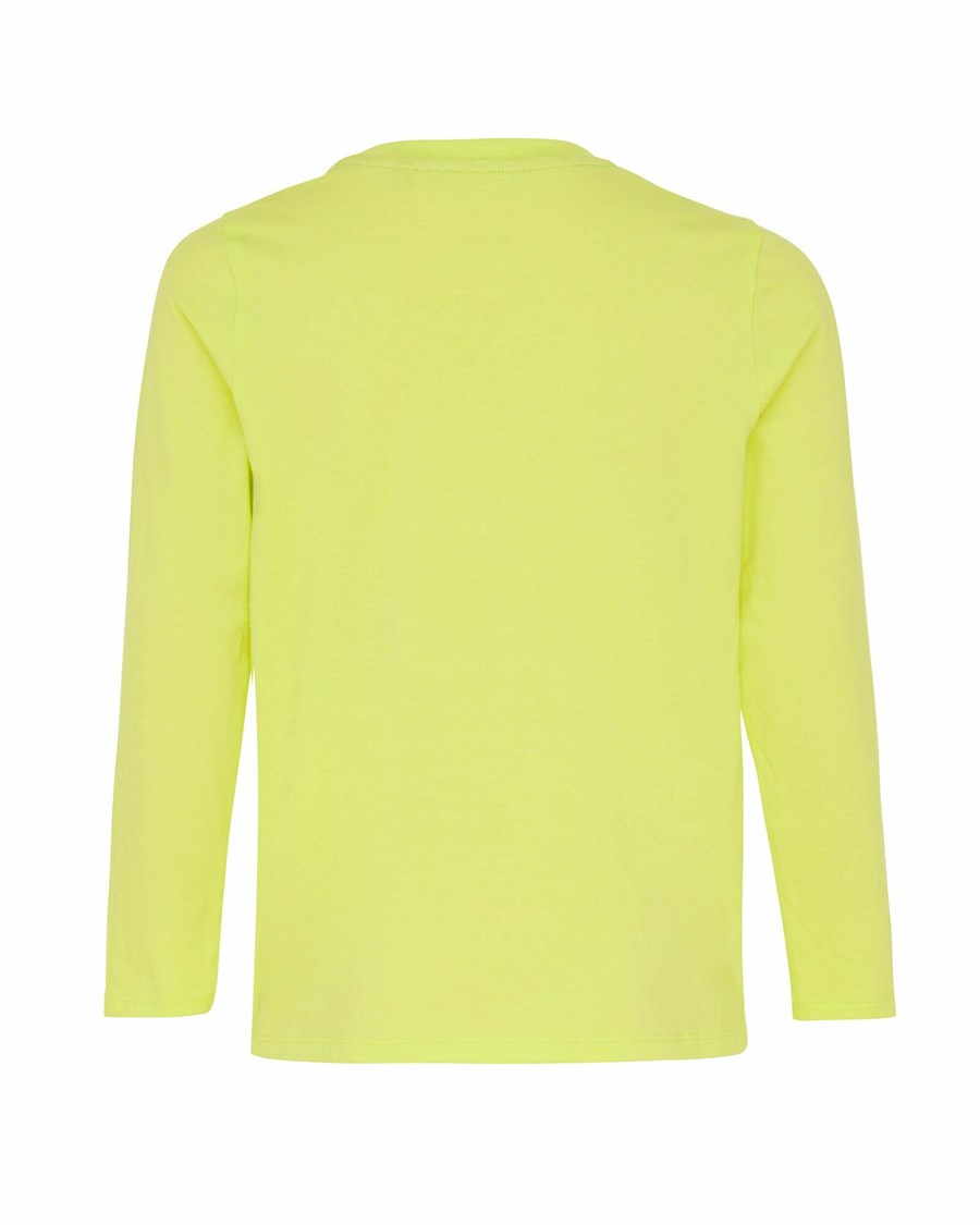 Mexx T-shirt with artwork Neon Yellow Żółte | IQRWD3760