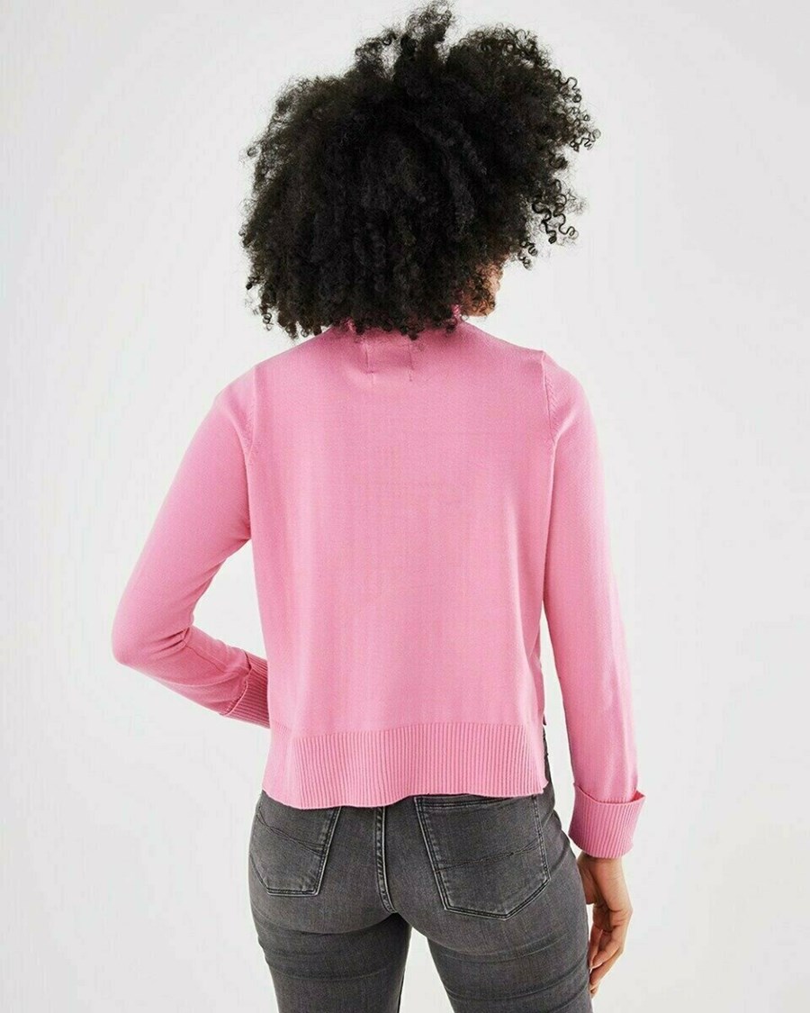 Mexx Turtle Neck Pullover Pink Różowe | DABYS5904