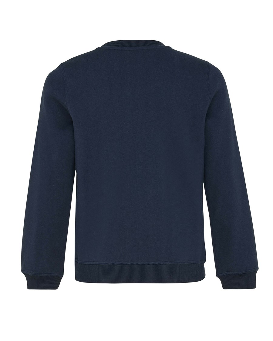 Mexx Two way sequince crewneck Navy Niebieskie | UEYGB2459