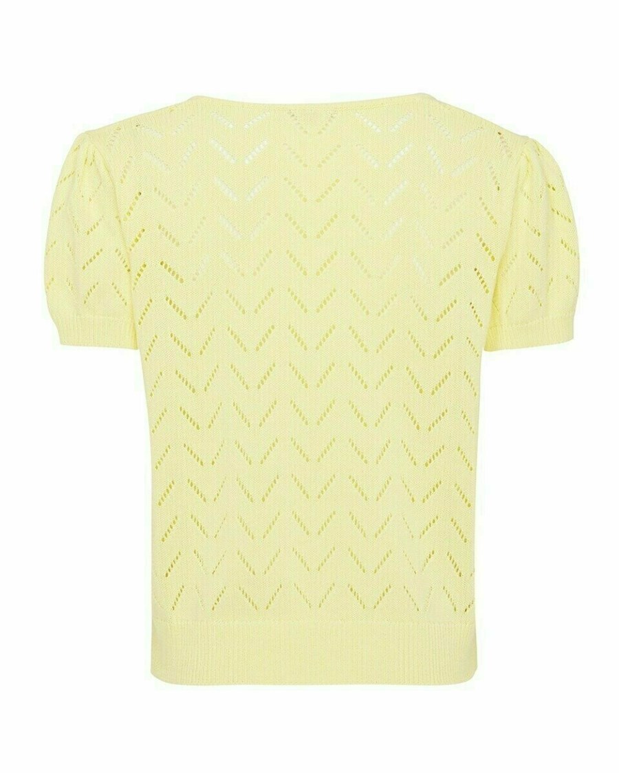 Mexx V-neck pullover Yellow Żółte | DGUVZ1546