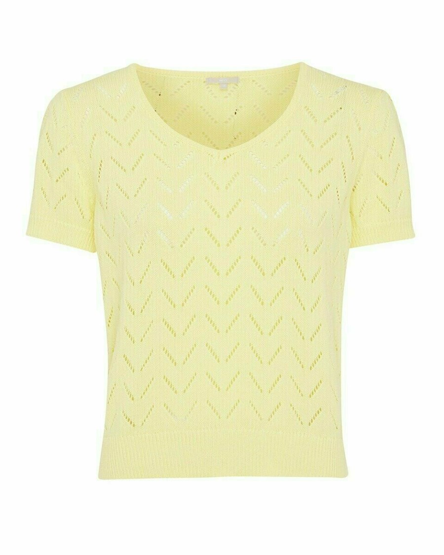 Mexx V-neck pullover Yellow Żółte | TRVWK7325