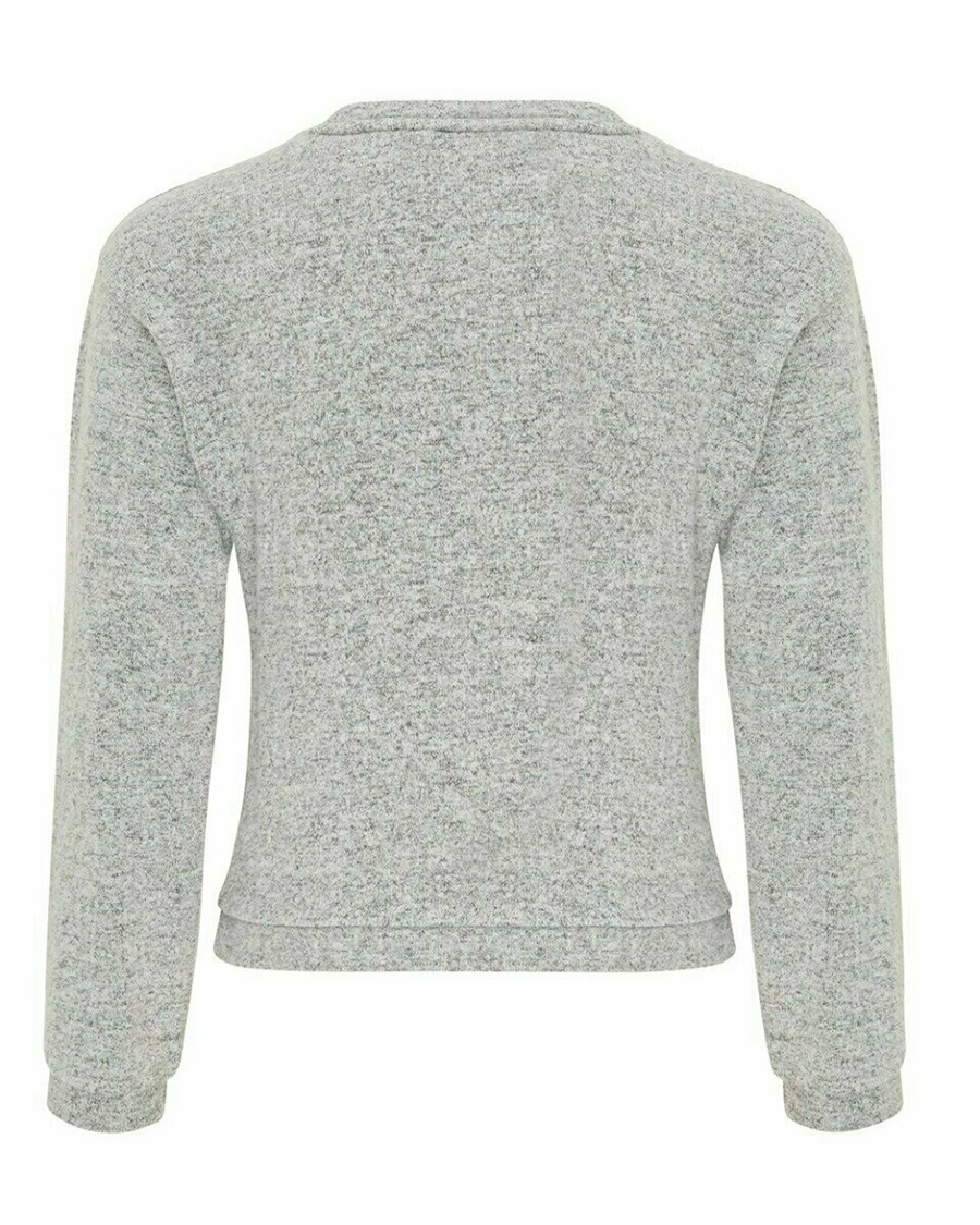 Mexx Velours rib sweater Dark Grey Szare | YUXQR0854