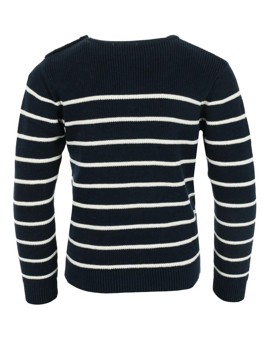 Mexx W Paski pullover Navy Niebieskie | AHTXZ6908