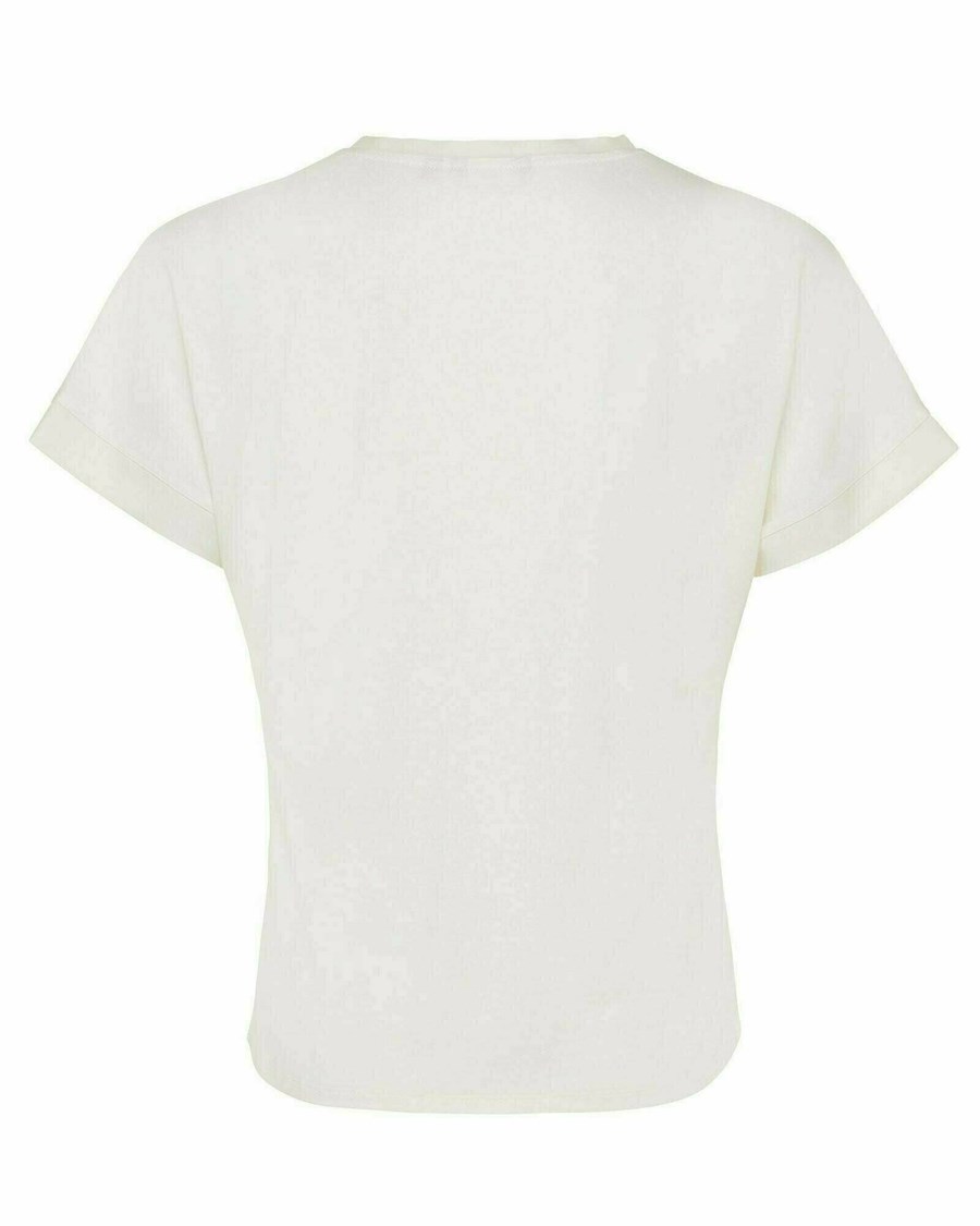 Mexx Woven front top Off White Białe | ZDVIM9816