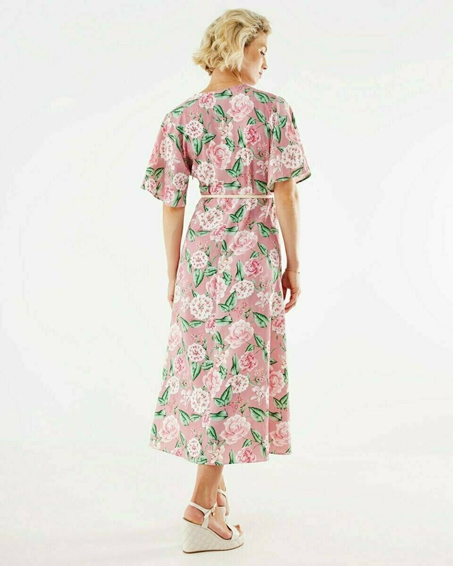 Mexx Wrap dress Old Pink Różowe | VERST4695