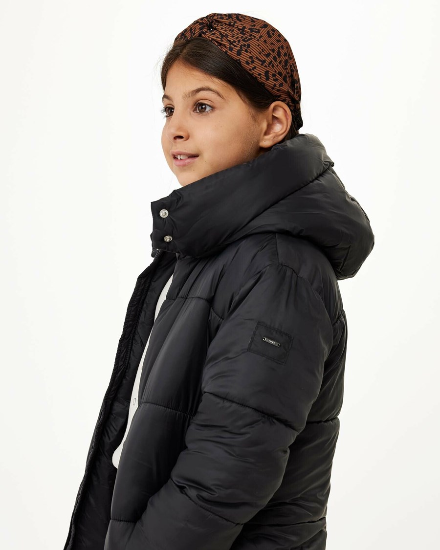 Mexx Zakapturzony padded jacket Black Czarne | NRBYC3769