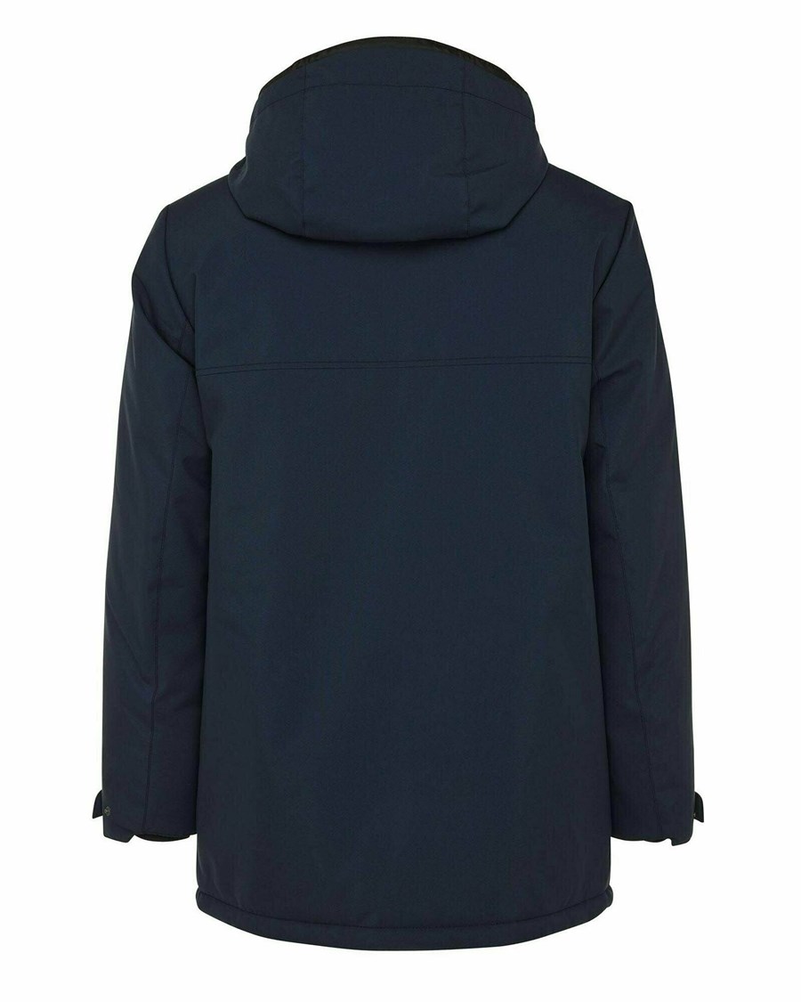 Mexx Zakapturzony parka Navy Niebieskie | OYTUQ1023