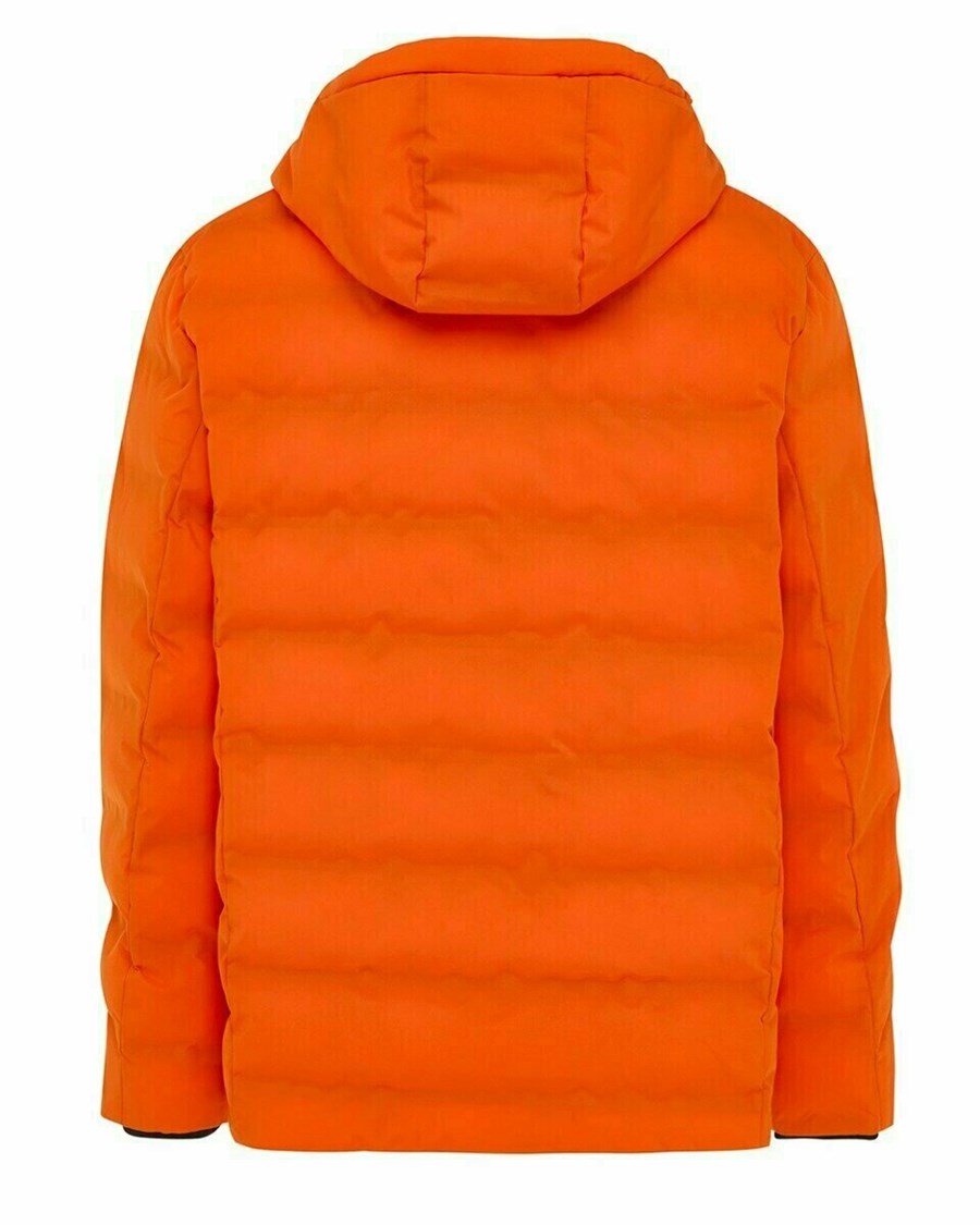 Mexx Zakapturzony puffer jacket Orange Pomarańczowe | KOMEL4509