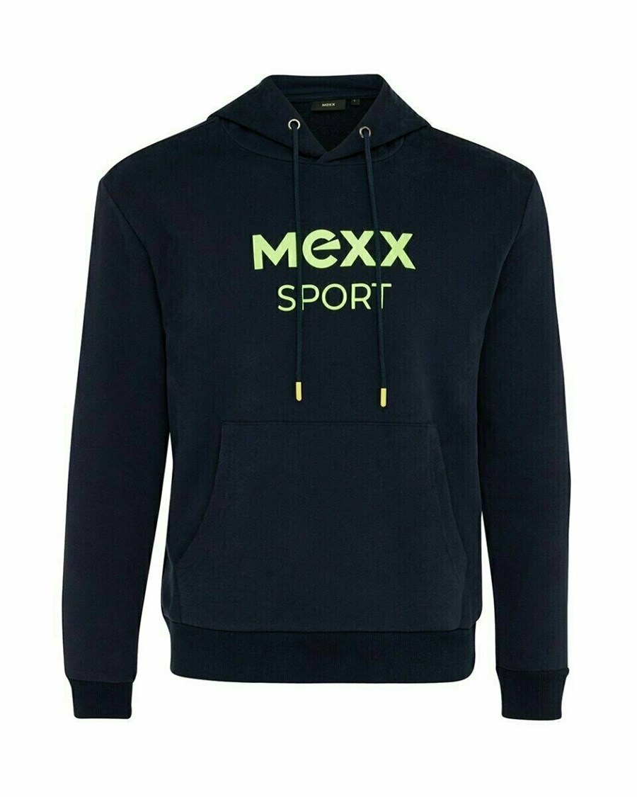 Mexx Zakapturzony sweater Navy Niebieskie | WTROJ0561