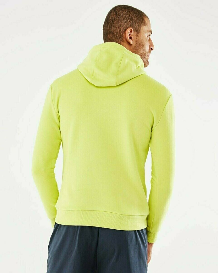 Mexx Zakapturzony sweater Neon Yellow Żółte | YMEQK1048