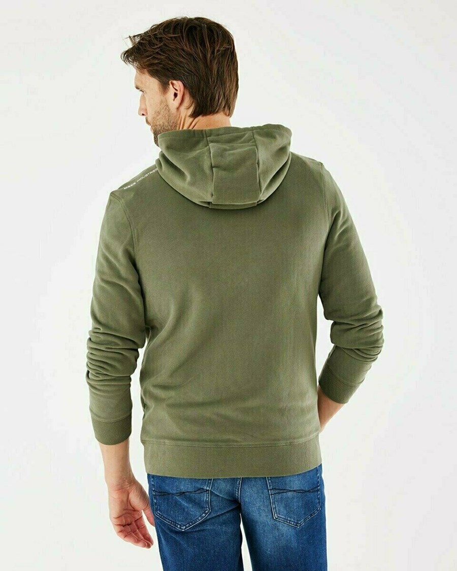 Mexx Zakapturzony zipthrough cardigan Army Green Zielone | ZFDIJ9327