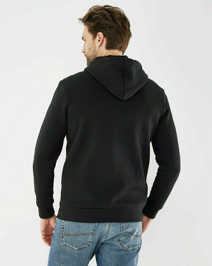 Mexx Zip through Hoodie Black Czarne | YMHRV2751