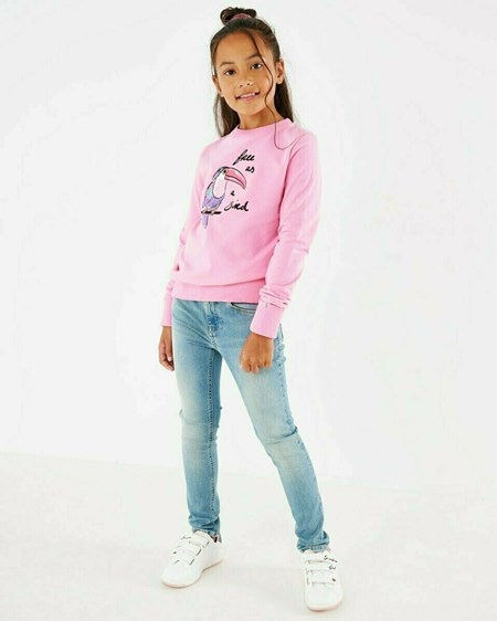 Mexx Artwork sweater Pink Różowe | KQNRF5496