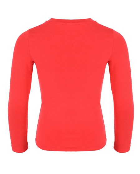 Mexx Basic long sleeve tee Coral red Czerwone | YQGIX6204