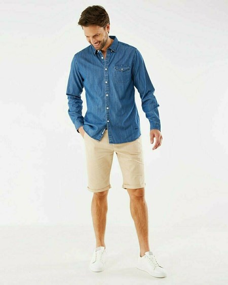 Mexx Chino short Sand Beżowe | AGBCU3261