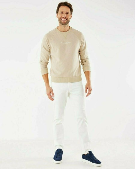 Mexx Crew neck sweatshirt Sand Beżowe | KDGXT8731