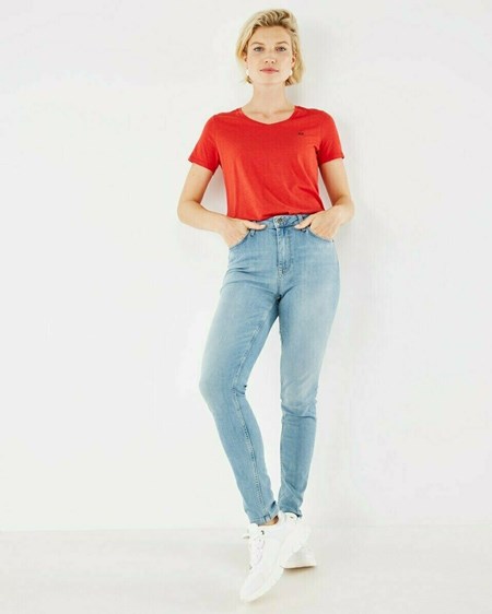 Mexx FEMMIE Basic tee Red Czerwone | UWISY3682