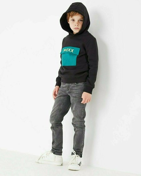 Mexx Hoodie Black Czarne | LEBUM4793