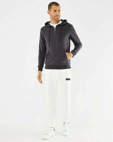 Mexx Hoodie Dark Grey Szare | BPWHU6315