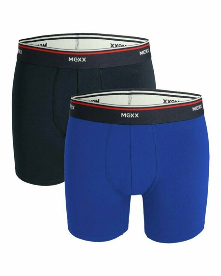 Mexx MEXX Boxershorts 2-pack Navy/Cobalt Multicolour | LVFCT8759