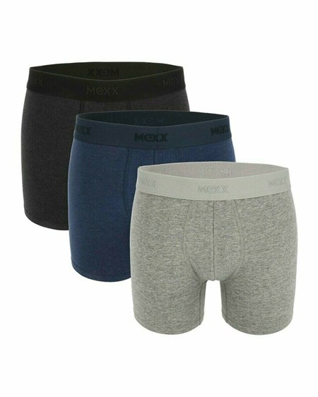 Mexx MEXX Boxershorts 3-pack Black Melee/Navy Melee/Mid grey melee Multicolour | JPBYT8104