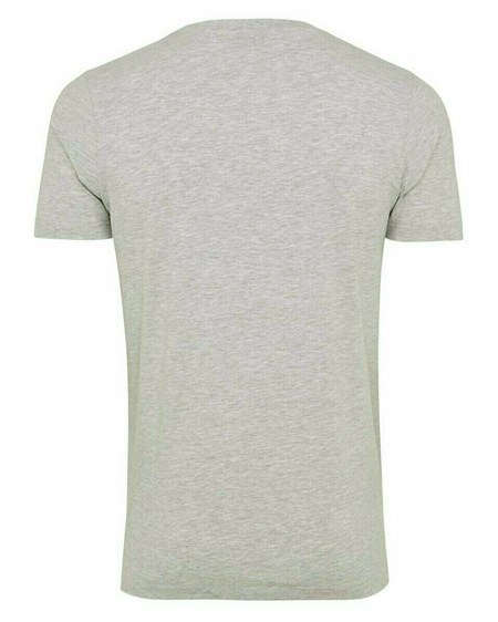 Mexx Men T-Shirt Round-Neck Grey Melange Szare | WXZHB9745