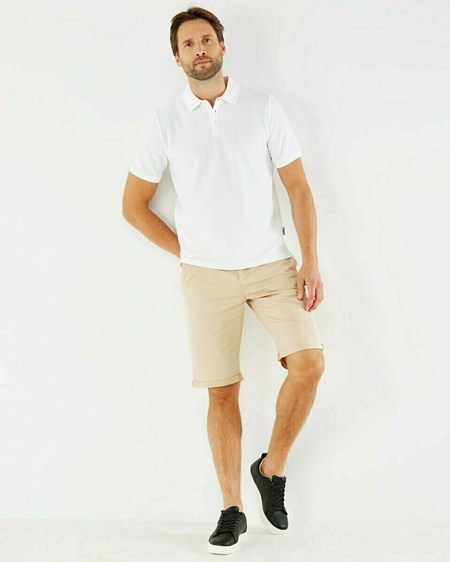 Mexx Pique polo White Białe | IYFAK9263