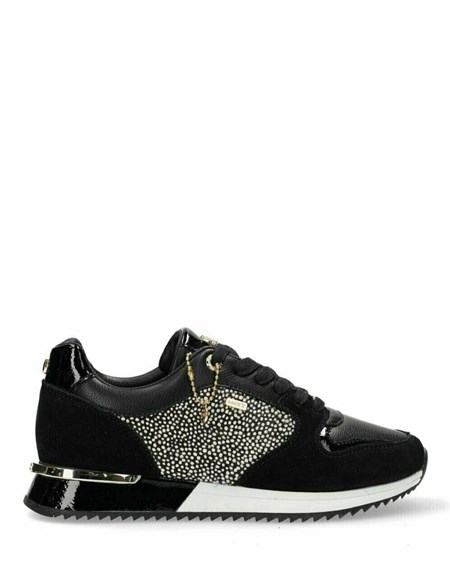 Mexx Sneaker Fleur Black Czarne | QANVZ9107