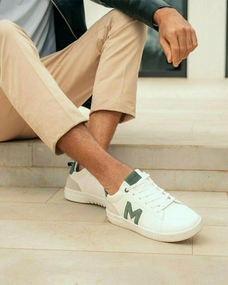 Mexx Sneaker Joah White/Green Białe | ERNTL3804