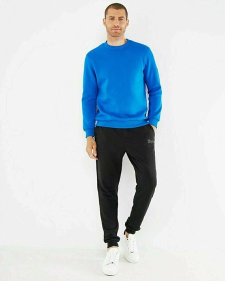 Mexx Sweatshirt Cobalt Niebieskie | LHIGK8390