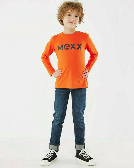 Mexx T-Shirt LS Red Czerwone | ECOQN1709